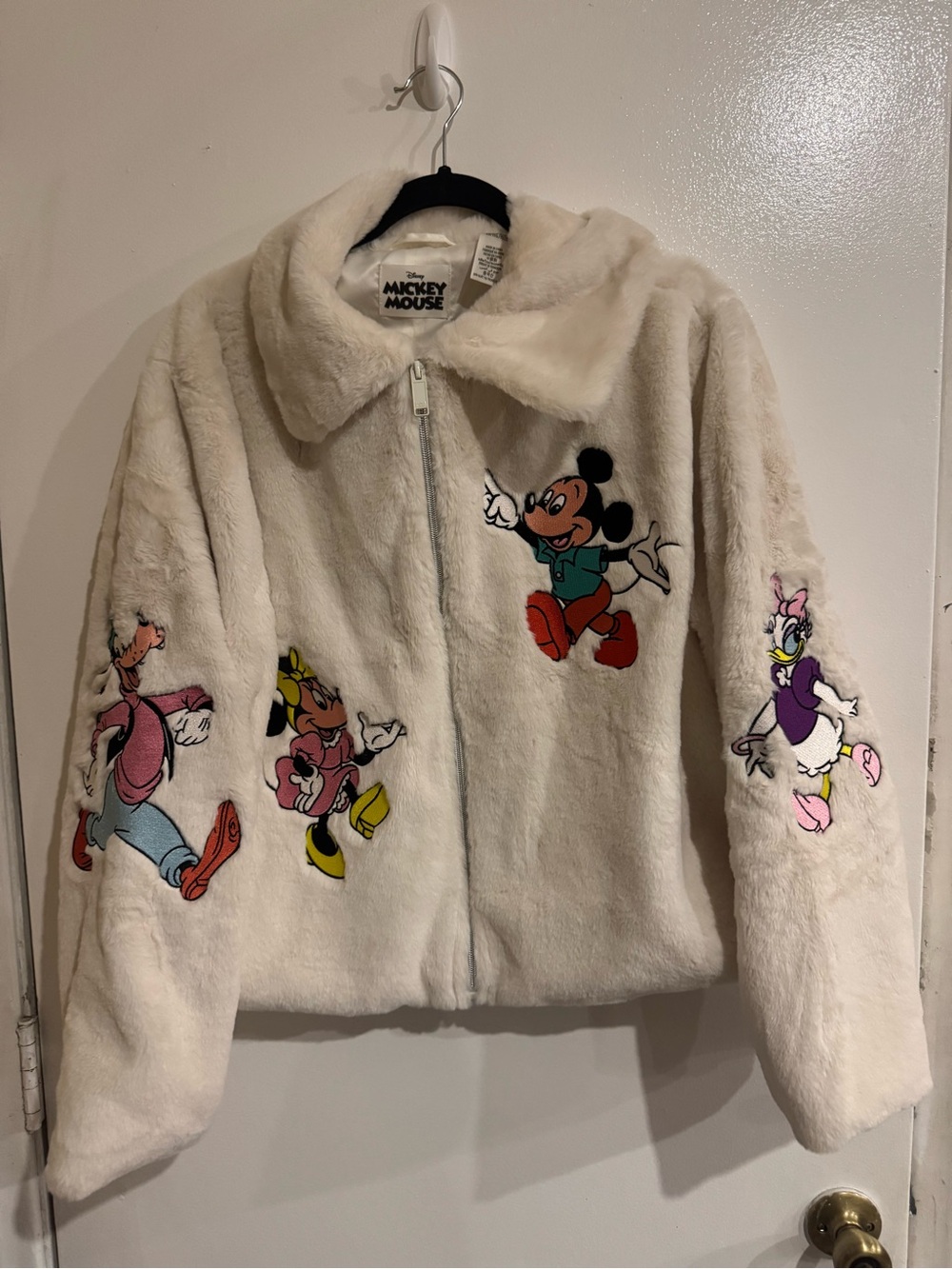Disney Mickey & Friends Faux Fur Full-Zip Jacket Adult